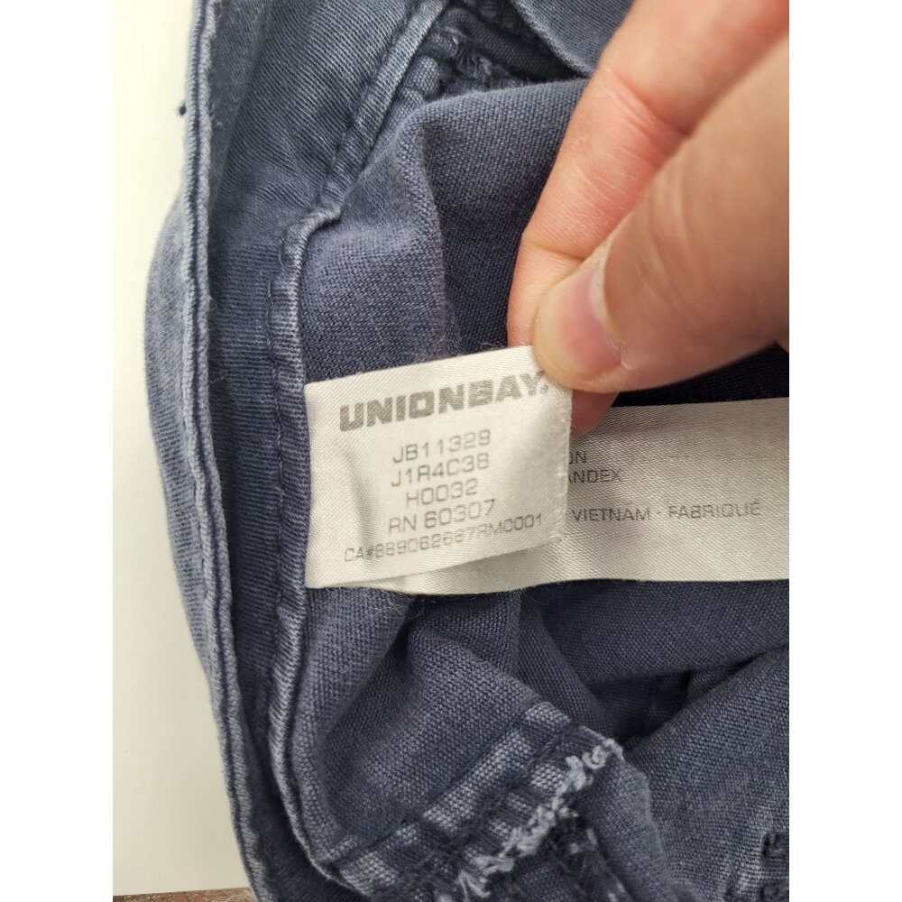 UNIONBAY Juniors SZ 5 Vintage Indigo Blue Mini Shorts y2k Preppy summer - Picture 7 of 9